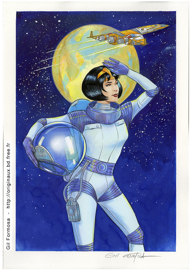 Roger Leloup, Case de Yoko Tsuno et Khany pour un livre publicitaire