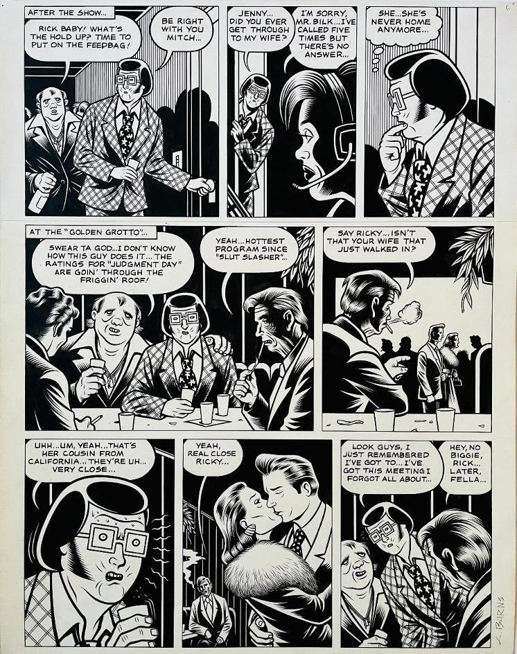 Charles Burns - original comic art