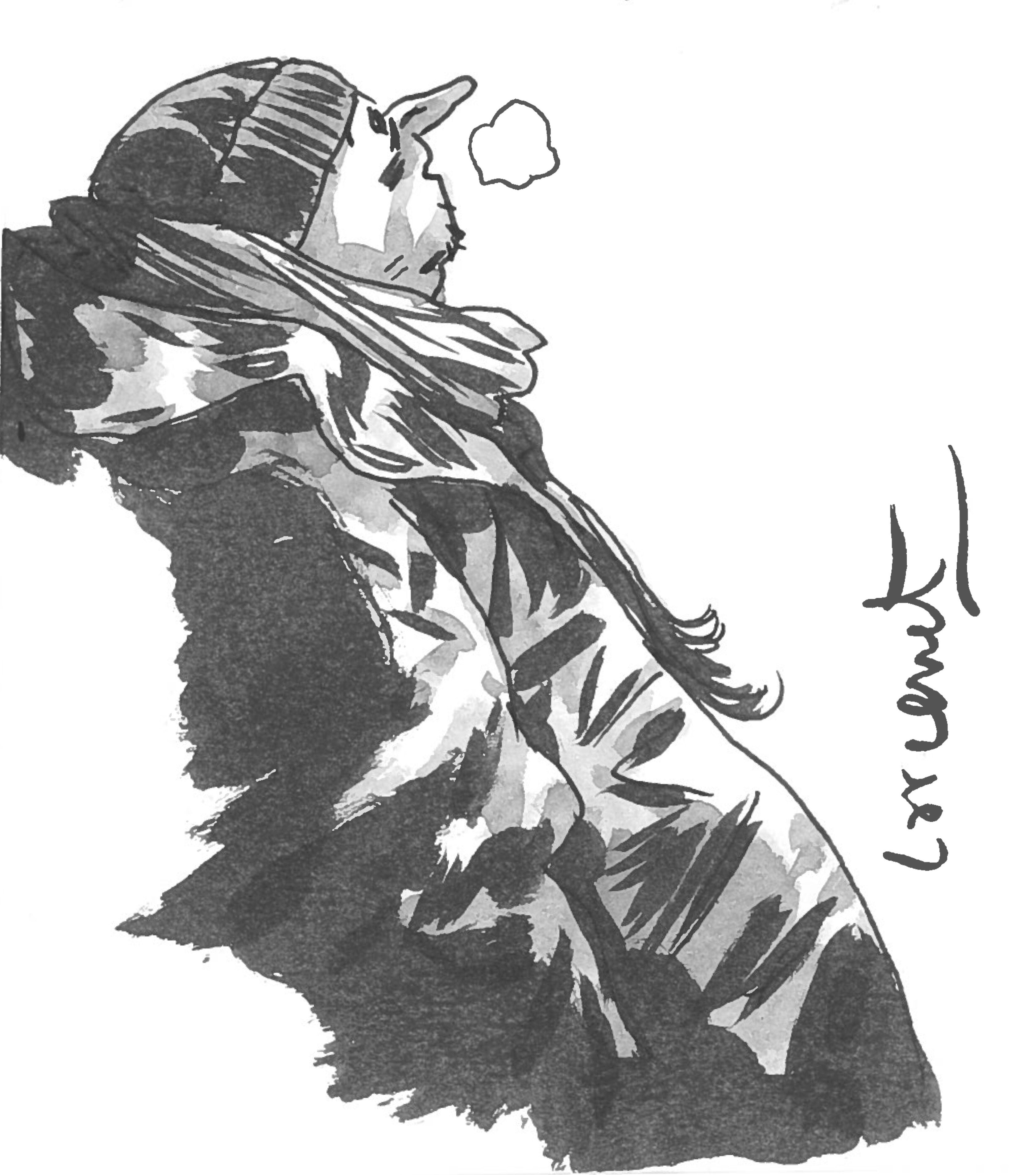 Blast - original comic art