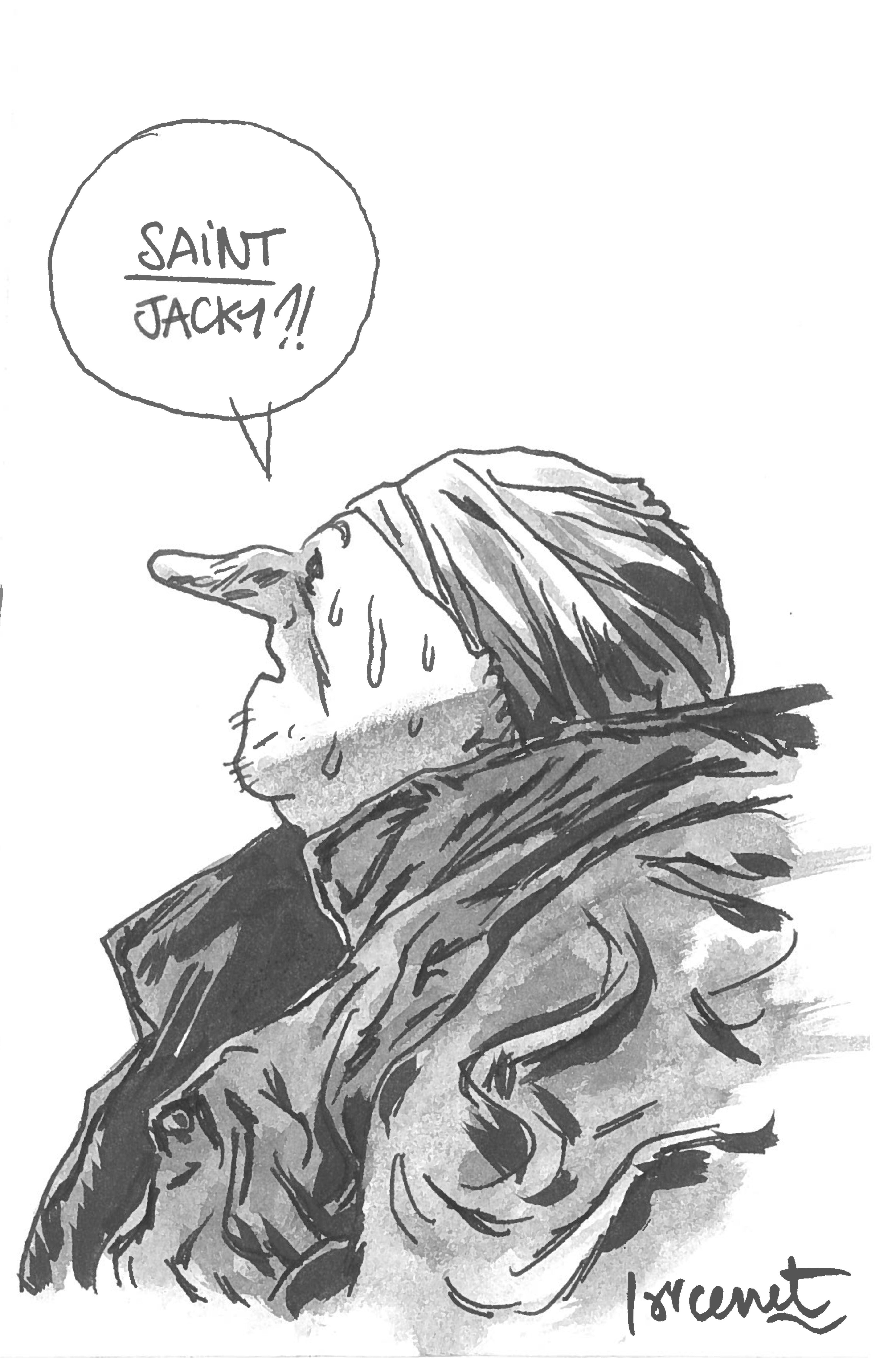 Blast - original comic art