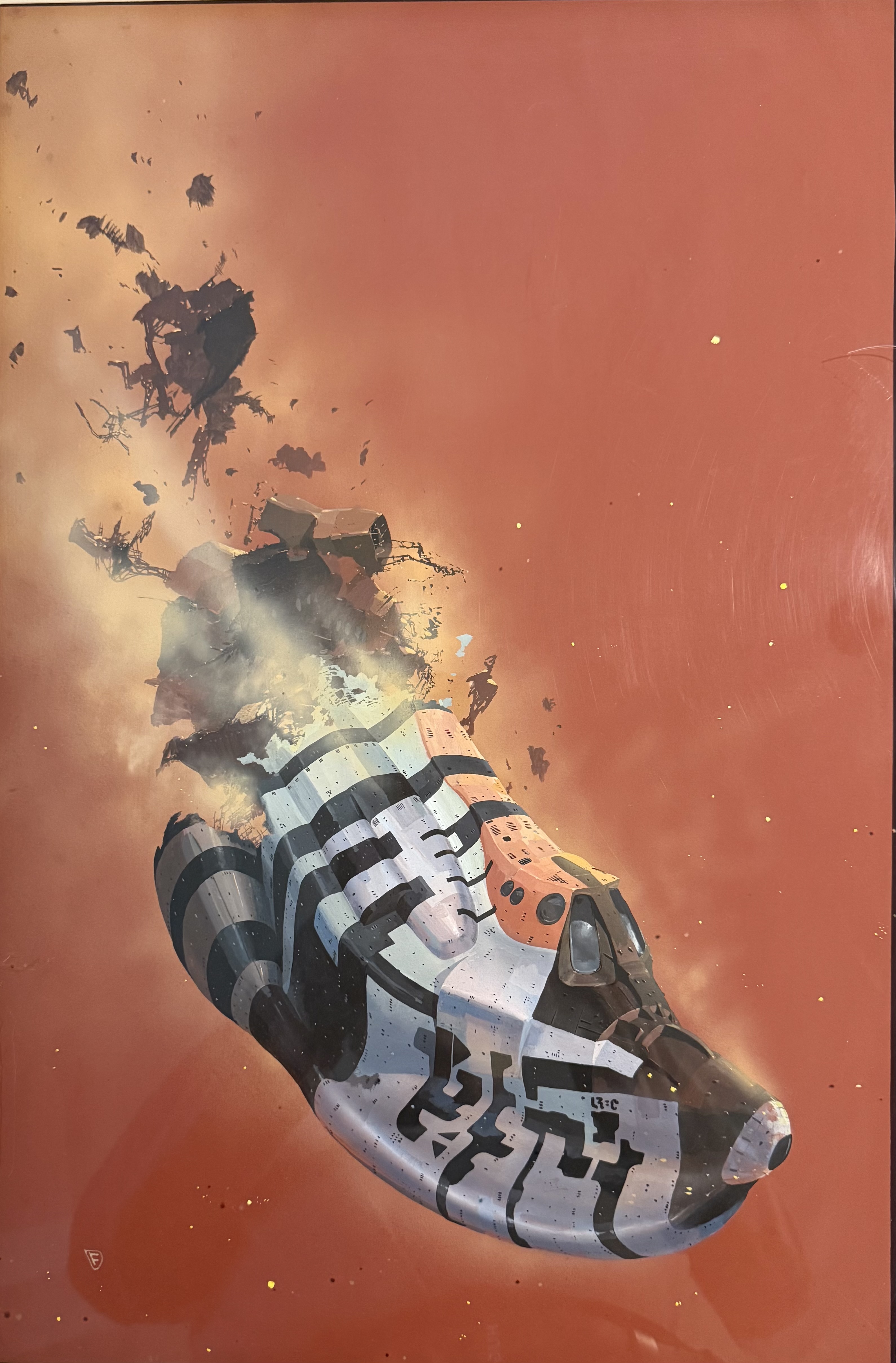 Chris Foss - original comic art