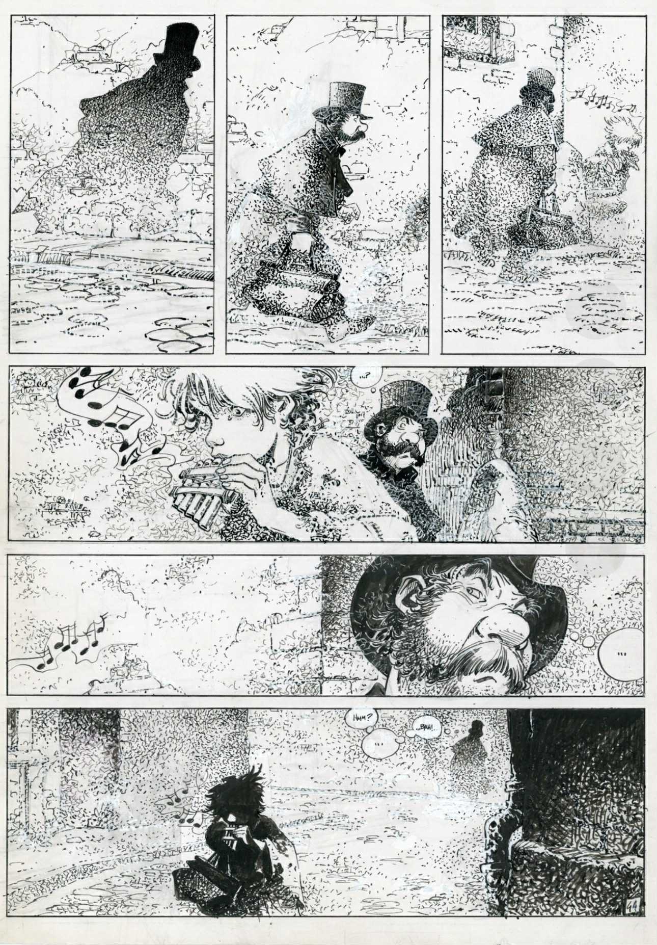 Peter Pan - original comic art