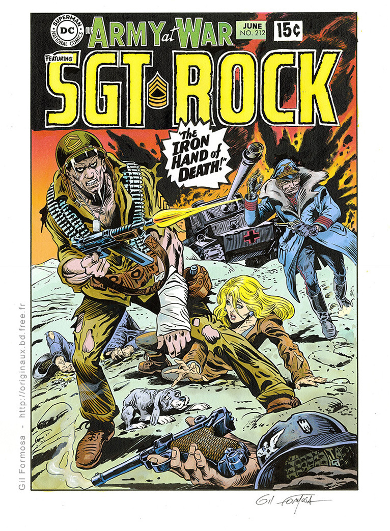Joe Kubert - original comic art