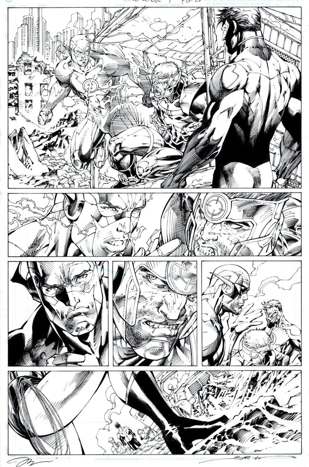 Jim Lee - original comic art