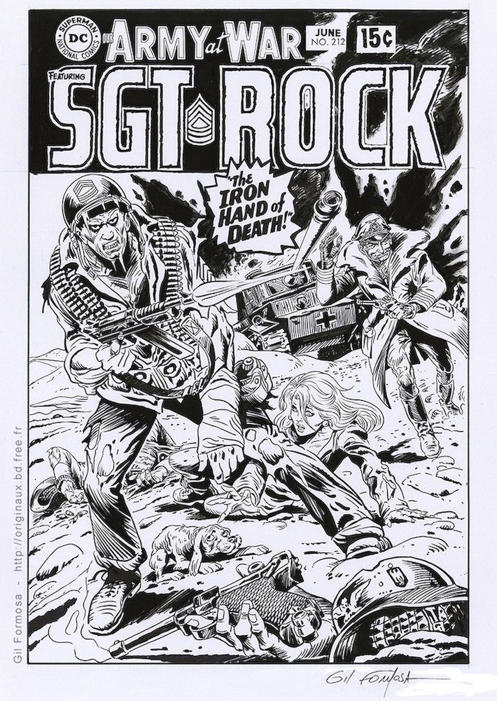 CHEVEUX DE FEU/Joe kubert/ 1978年 USA Joe Kubert - original comic art