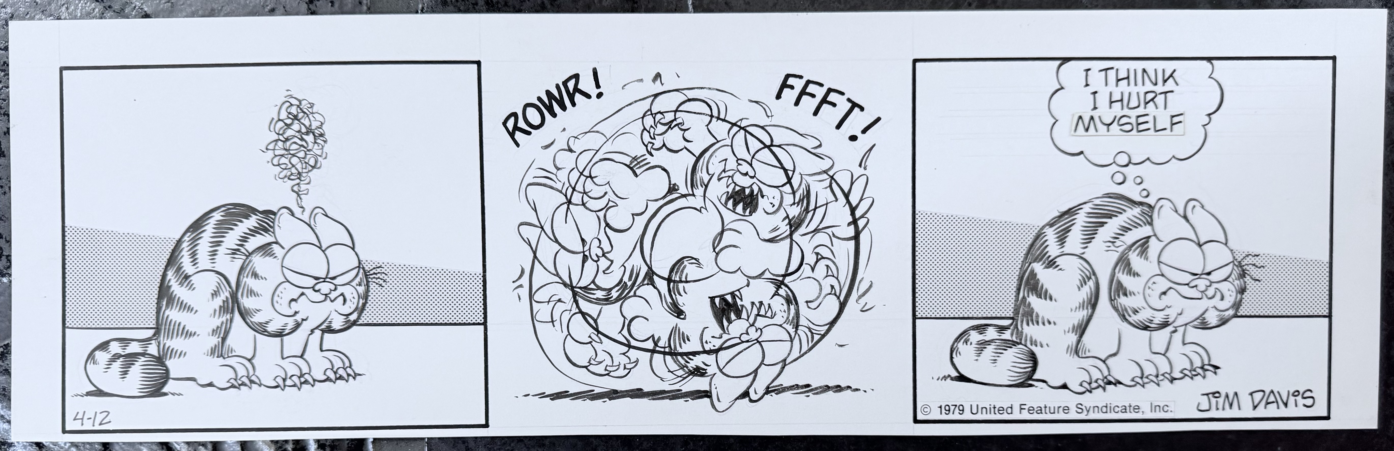 Jim Davis - original comic art