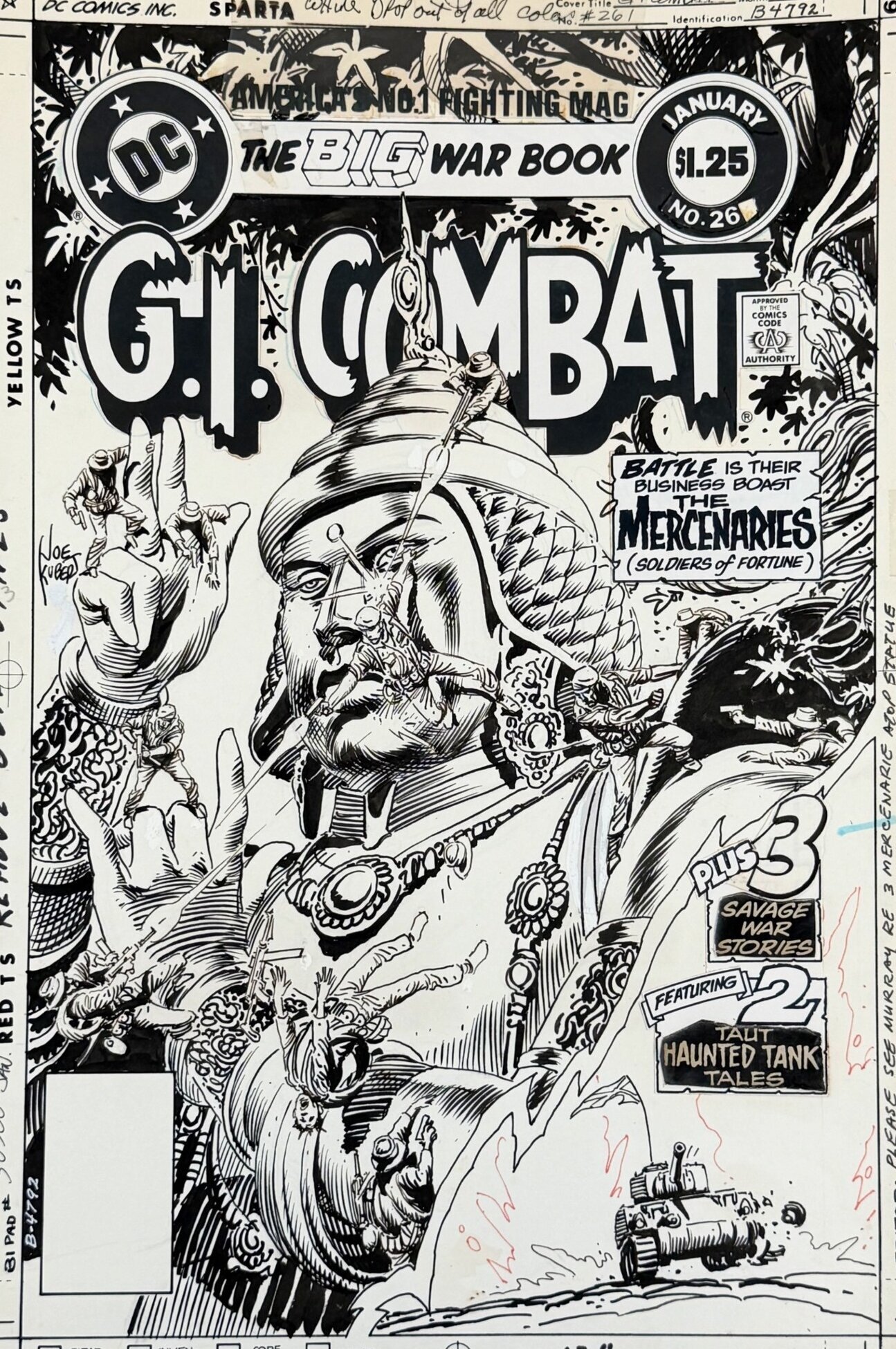 HC Joe ART OF JOE KUBERT book Kubert comic by Schelly Bill THE The