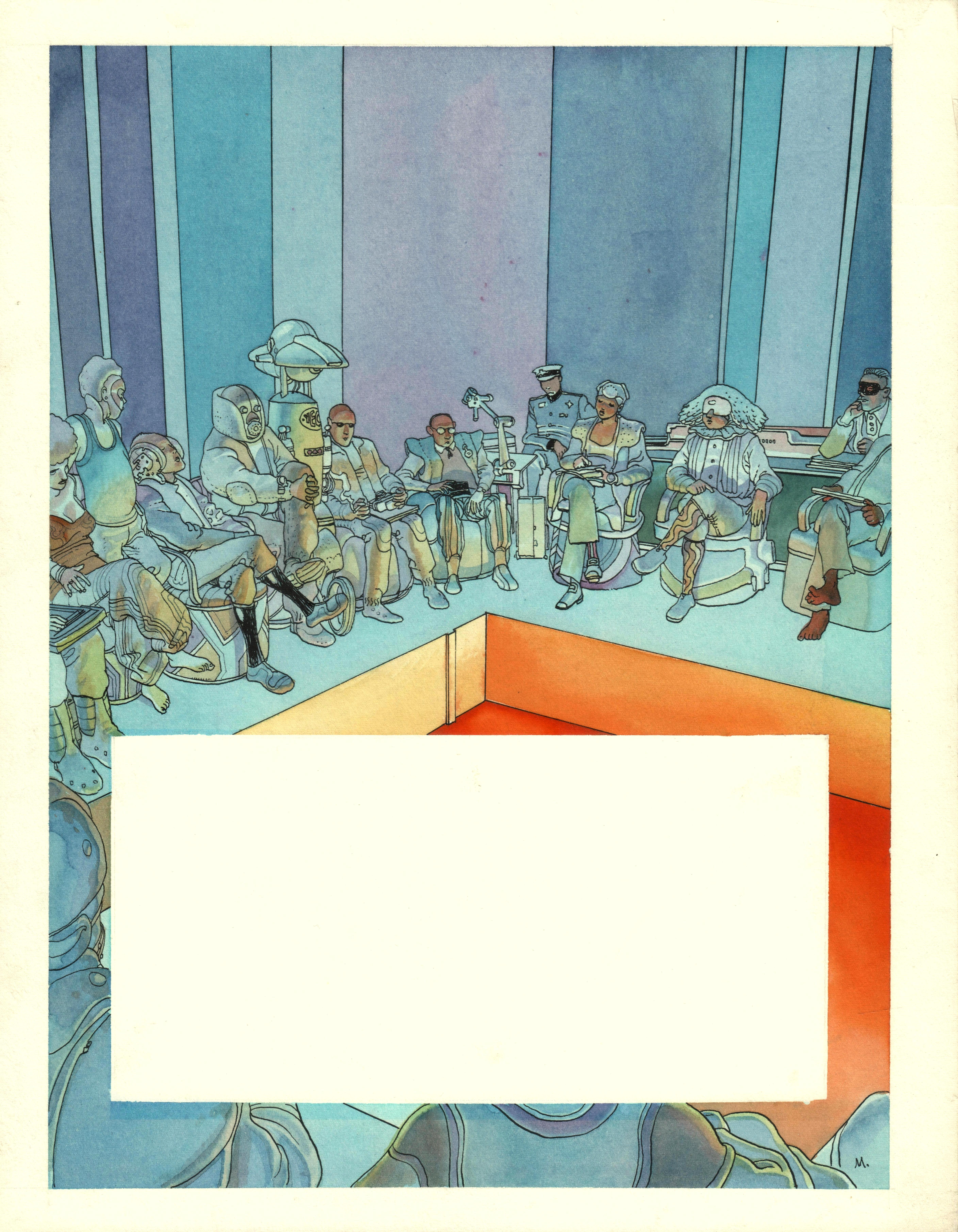 Moebius complete works - original comic art