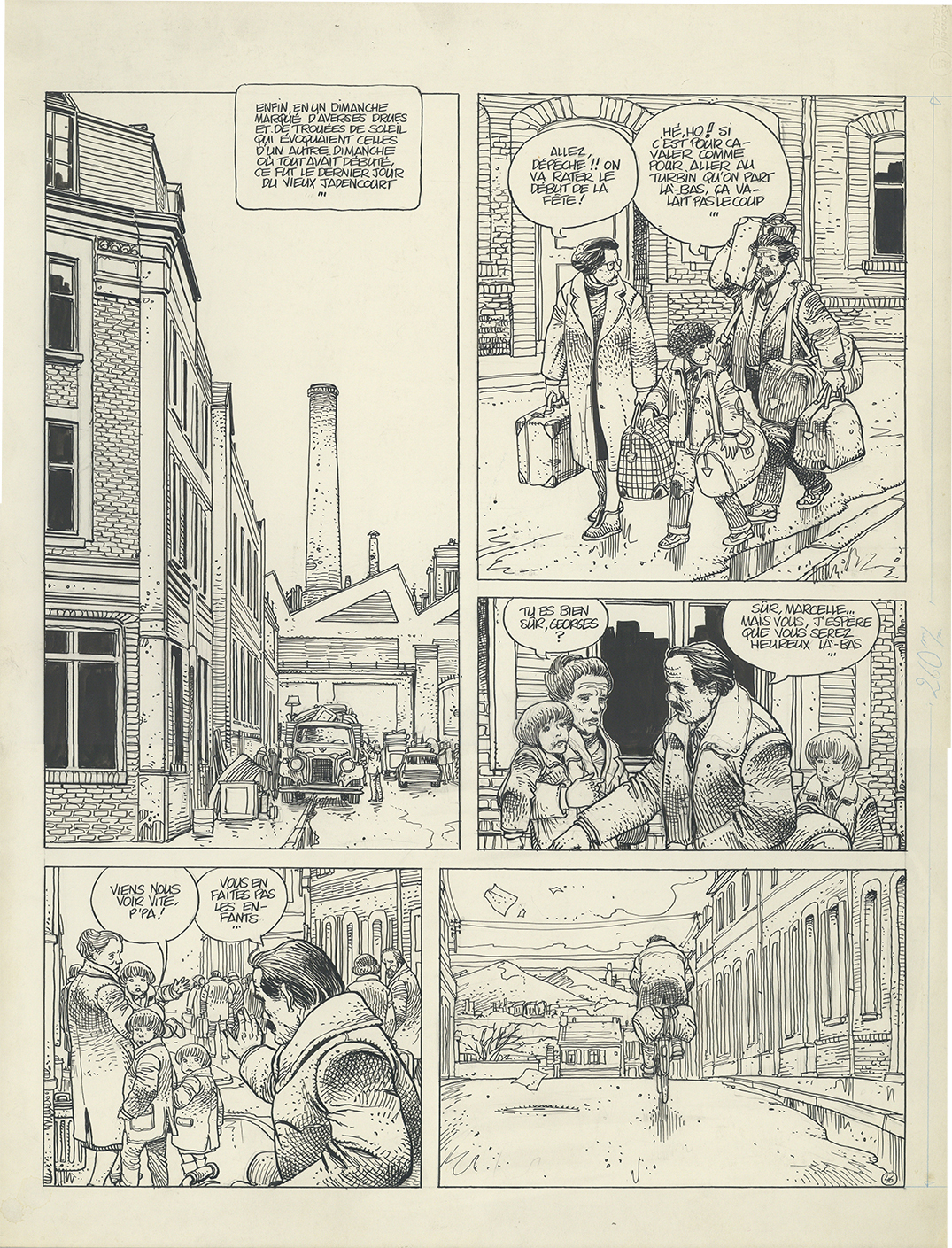 Enki Bilal - original comic art