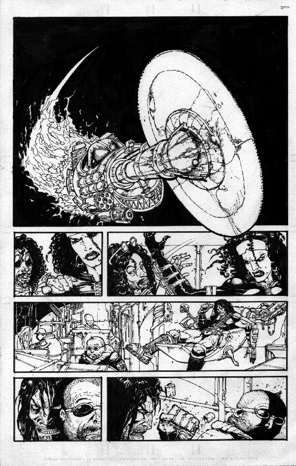 Simon Bisley - original comic art