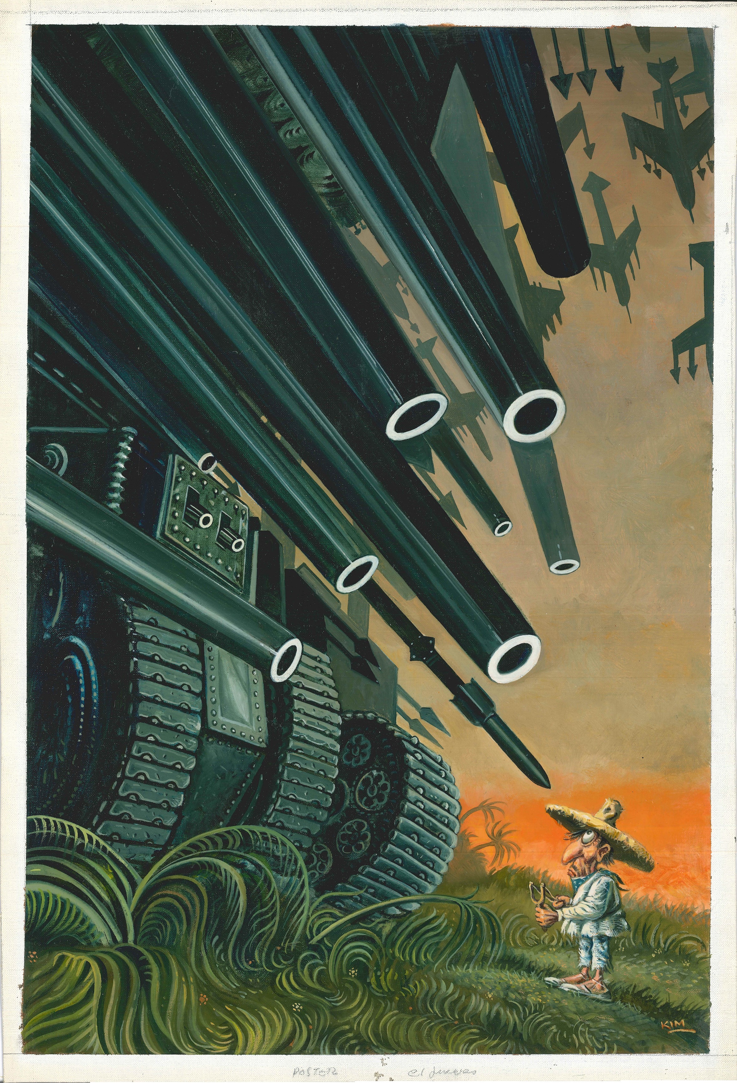 Kim - original comic art