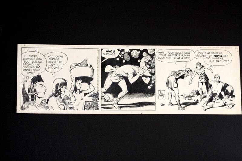 Barry, strip from Flash Gordon - Planche originale