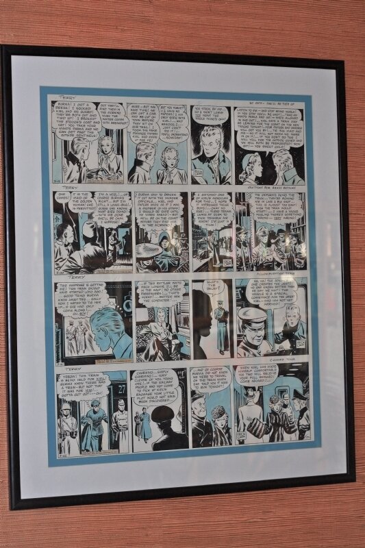 Caniff Terry and the Pirates 4 strips that follow - Planche originale