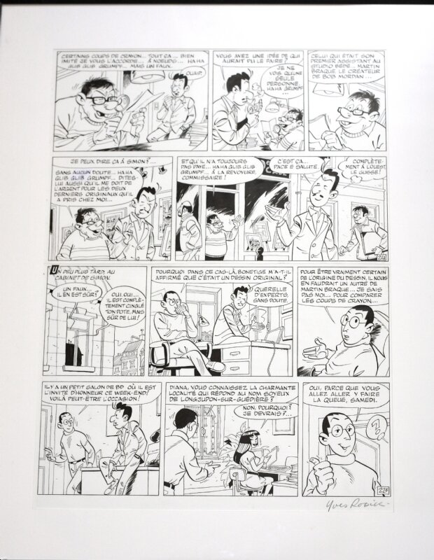 François Corteggiani, Yves Rodier, Rodier, pl 22 de Simon Nian, t2 - Comic Strip