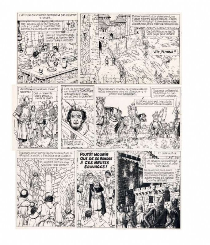 Delaby pl de Richard Coeur de Lion - Comic Strip