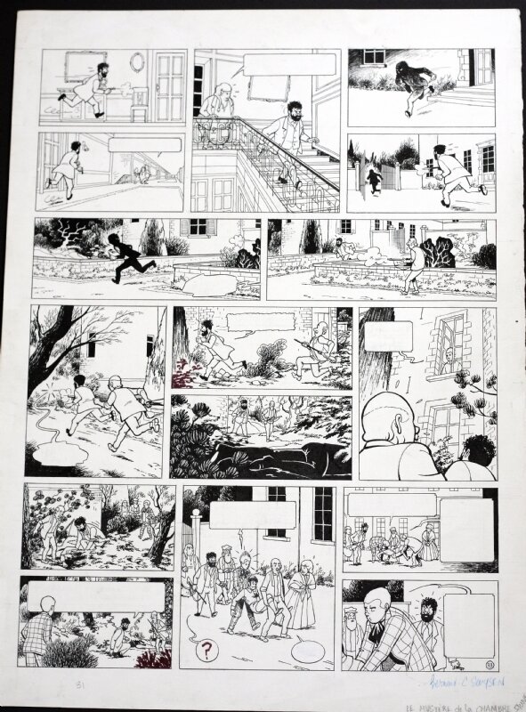 André-Paul Duchâteau, Bernard Swysen, Swysen, pl du Mystère de la chambre jaune - Comic Strip