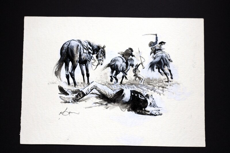 Follet, illustration de la guerre de Vendée - Original Illustration