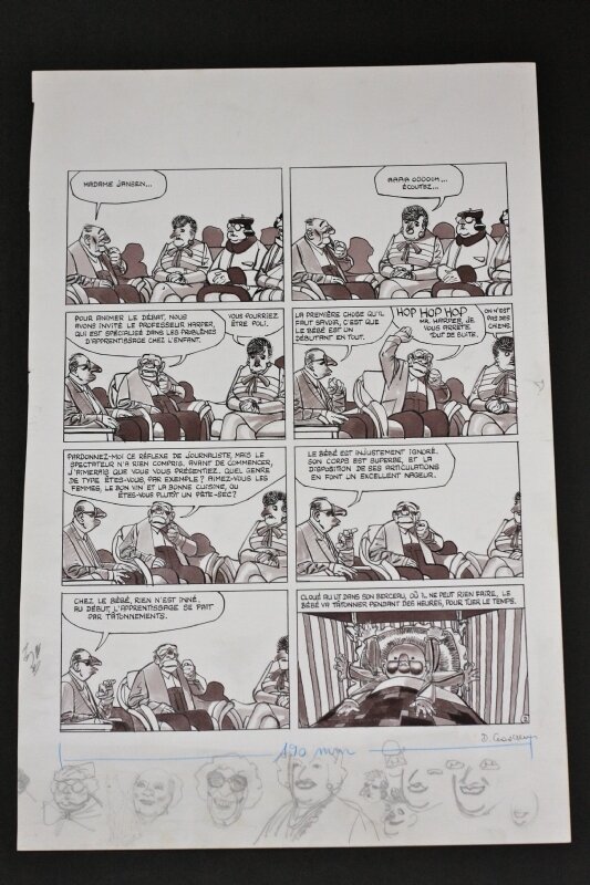 Goossens, Encyclopédie des bébés, planche 2 d'une histoire complète - Comic Strip