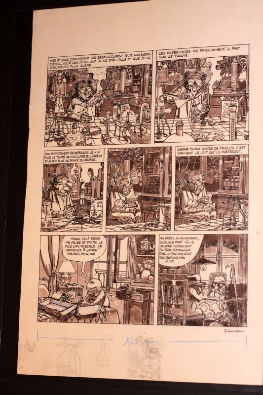 Goossens, pl de L'encyclopédie des bébés - Comic Strip