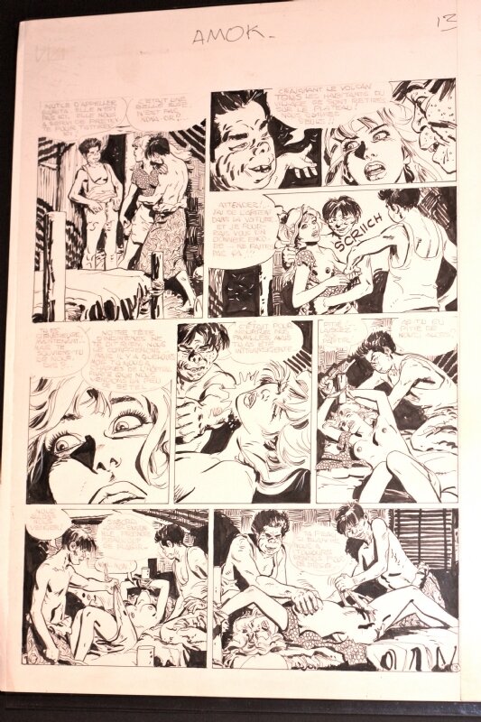 Luigi Grecchi, Carlo Marcello, Marcello, pl 13 de Amok - Comic Strip
