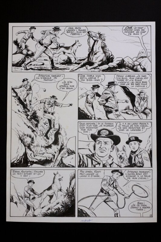 Luigi Grecchi, Carlo Marcello, Marcello, pl 2 de Rintintin hist complète la Posada Tragique - Comic Strip