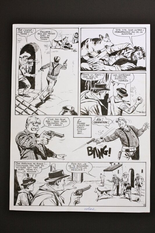 Luigi Grecchi, Carlo Marcello, Marcello, pl 8 de Rintintin hist complète la Posada Tragique - Comic Strip