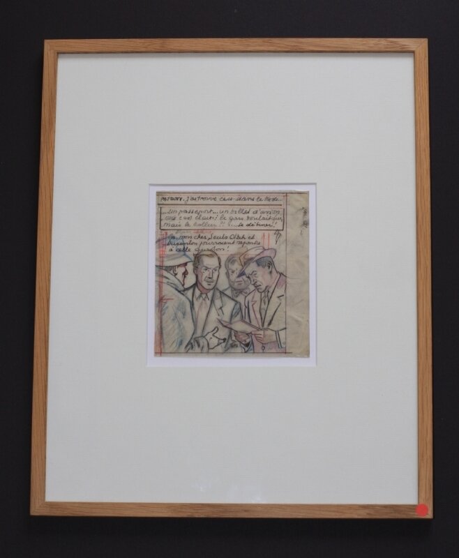 Jacobs, calque couleurs de l'Affaire du collier - Original art