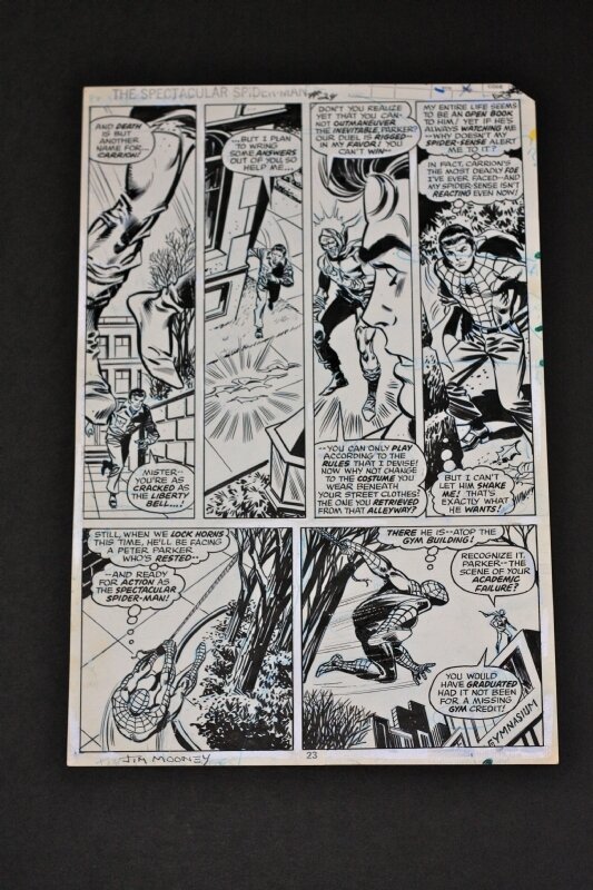 Jim MOONEY, Spiderman - Planche originale