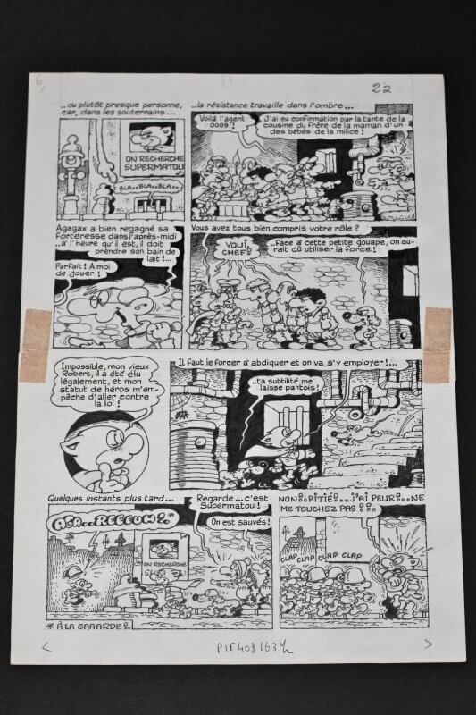 Poirier, Supermatou  pl 2 d'une histoire complète Agagax 1er - Comic Strip