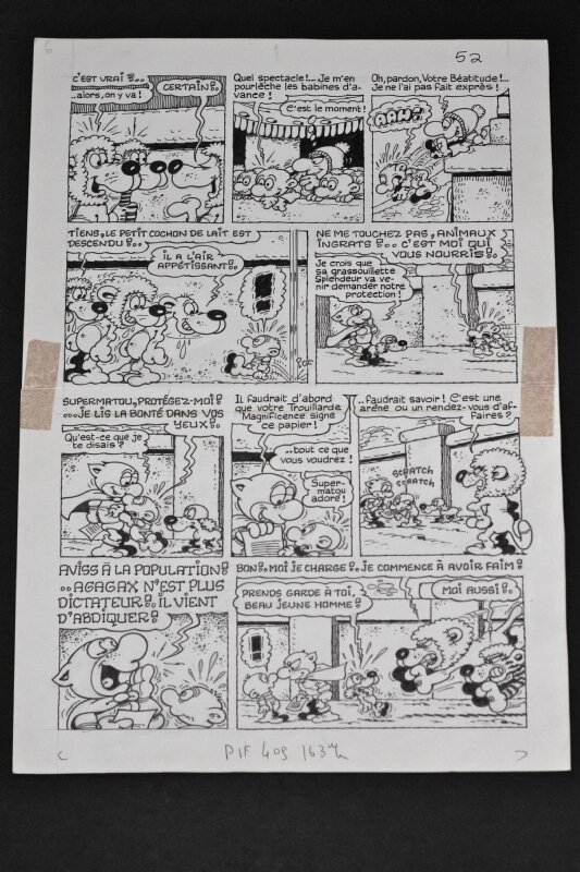 Poirier, Supermatou  pl 5 d'une histoire complète Agagax 1er - Comic Strip