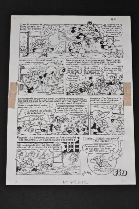 Poirier, Supermatou  pl 6 d'une histoire complète Agagax 1er - Comic Strip