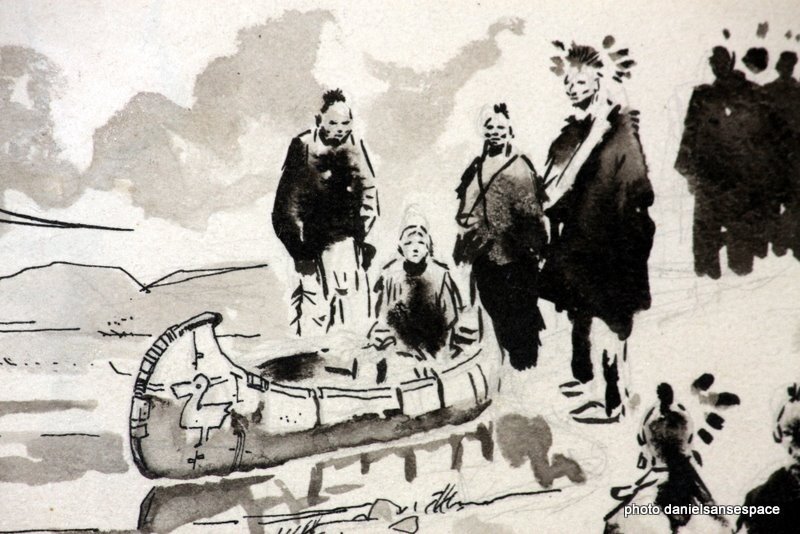 Pratt, Hugo, grande planche non remontée de Ticonderoga - Comic Strip