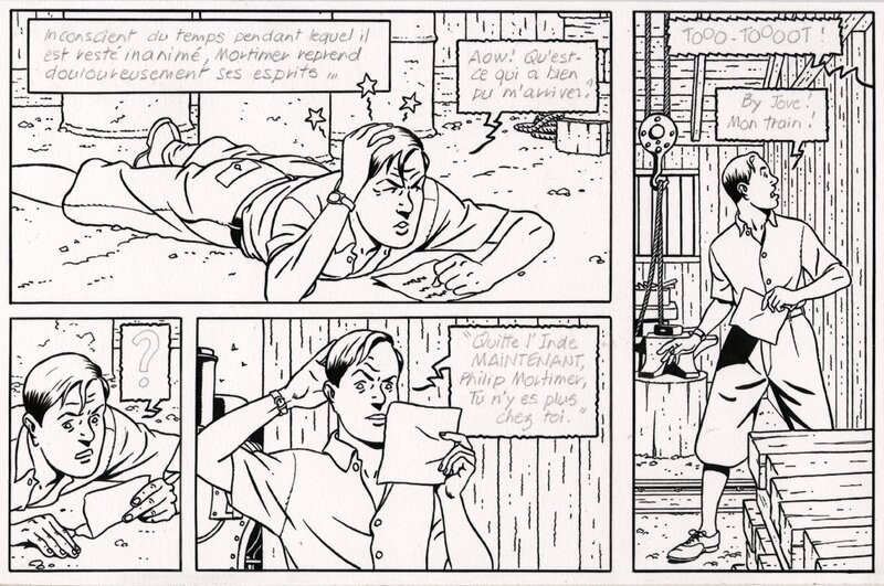 Yves Sente, André Juillard, Juillard Blake et Mortimer Sarcophages 1 - Comic Strip
