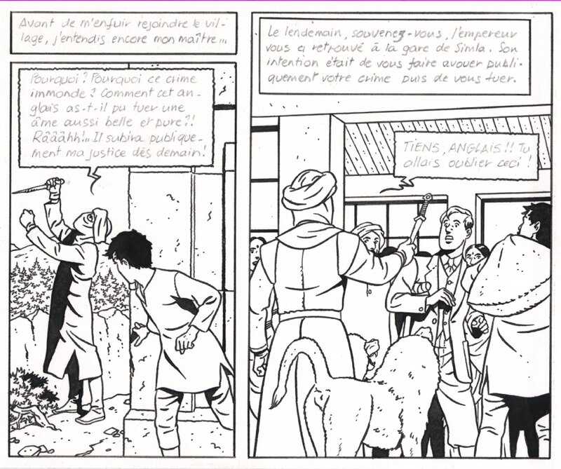 Yves Sente, André Juillard, Juillard Blake et Mortimer Sarcophages 2 - Comic Strip