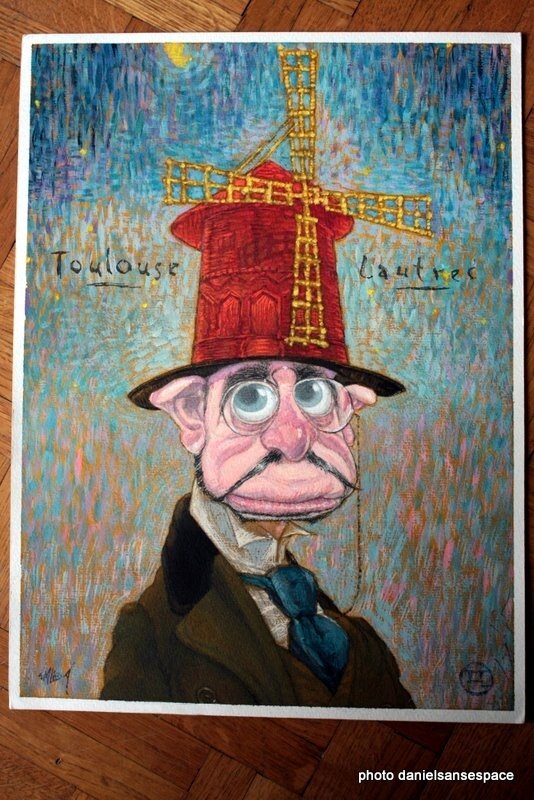 Smudja Toulouse Lautrec - Original Illustration