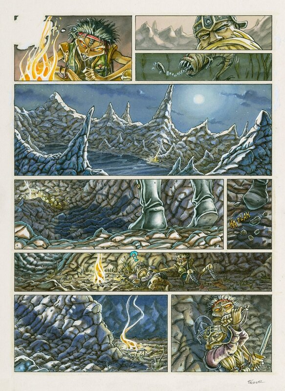 Thierry Ségur, Bruno Chevalier, Légendes des contrées oubliées - Comic Strip