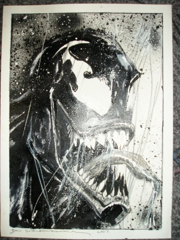 Bill Sienkiewicz - Venom - Illustration originale