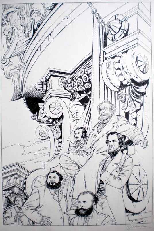 François Schuiten, L'archiviste pièce N° 20 - Comic Strip