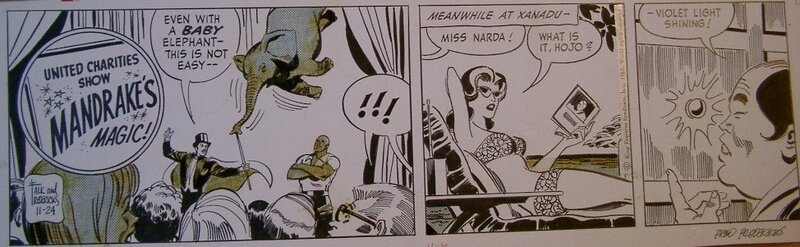 Fred Fredericks, Mandrake The Magician - Comic Strip