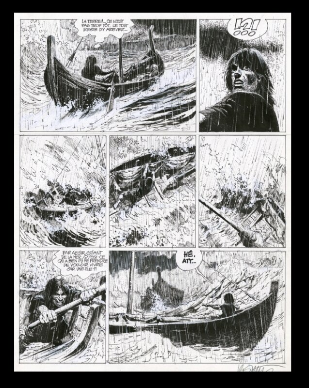 Rosinski, Thorgal, Les archers - Comic Strip