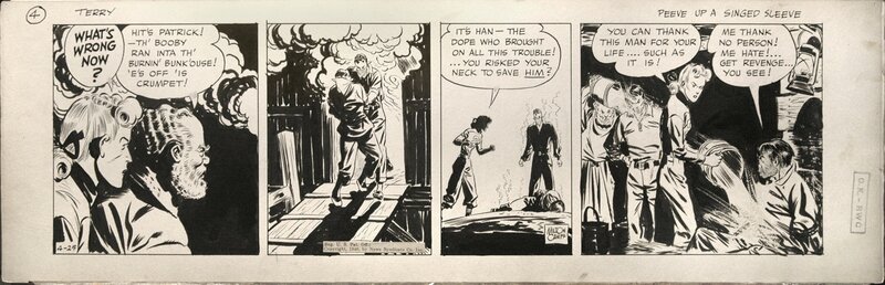 Milton Caniff, Terry & the Pirates, 25-Apr-1940 - Comic Strip