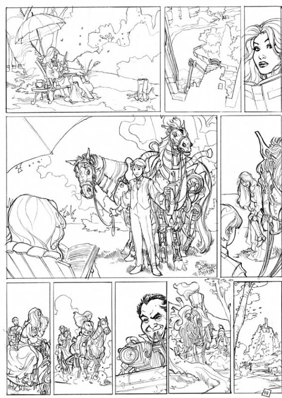 Terry Dodson, Songes T1 Page 48 (Coraline) - Comic Strip