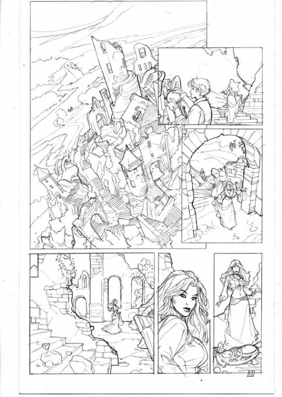 Terry Dodson, Songes T1 Page 49 (Coraline) - Comic Strip