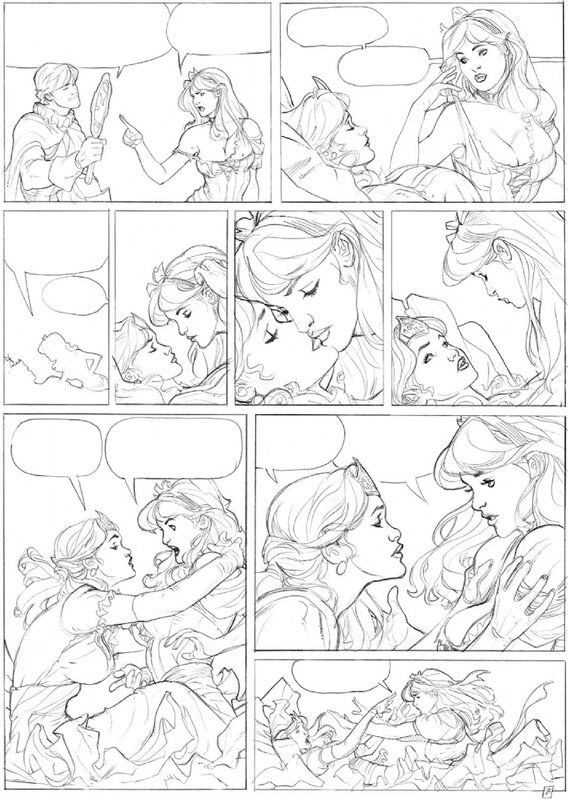Terry Dodson, Songes T2 Page 8 bis (Coraline) - Comic Strip