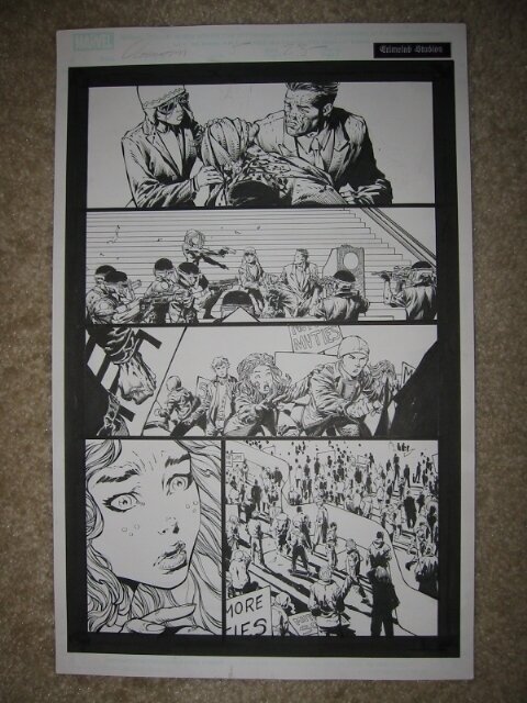 Ultimatum #5 p23 par David Finch, Danny Miki - Planche originale