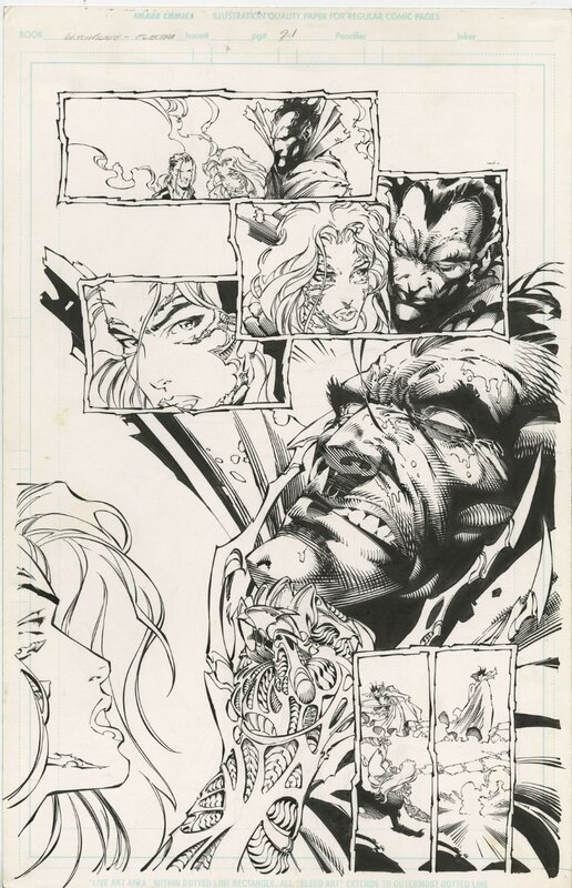 David Finch, Joe Weems, Witchblade/Elektra T1 P21 - Comic Strip