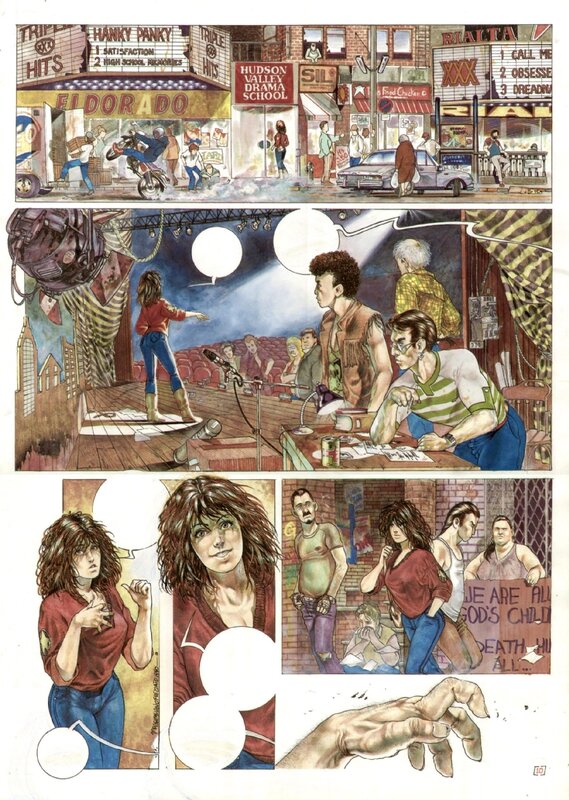 Massimiliano Frezzato, Margot in badtown P10 - Planche originale