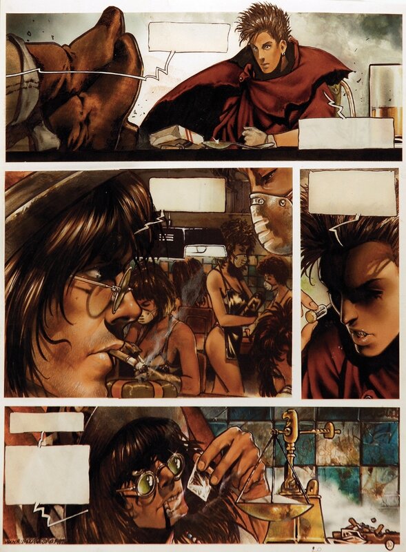 Massimiliano Frezzato, Margot Queen of the Night P10 - Planche originale