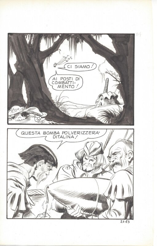 Biancaneve #23 p83 par Leone Frollo - Planche originale