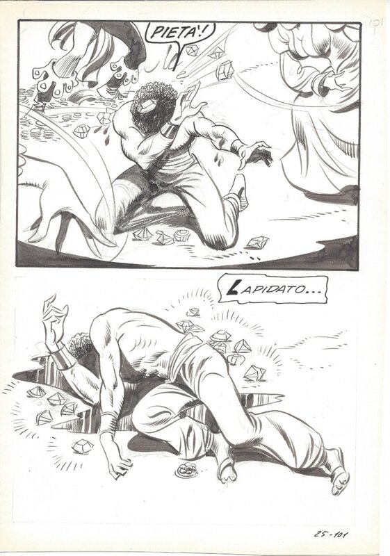 Biancaneve #25 p101 par Leone Frollo - Planche originale